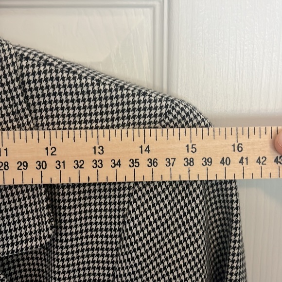 Black and white herringbone blazer - Picture 6 of 10